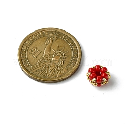 Миюки круглые рокайльские бусины бисерные подвески&nbsp;PALLOY-MZ00207