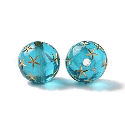 Прозрачные акриловые бусины&nbsp;X-OACR-E015-19