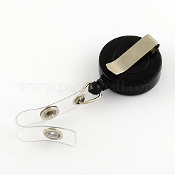 Пластиковый зажим-на выдвижных значки держателей&nbsp;AJEW-R037-03