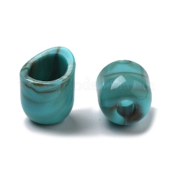 Двухцветные акриловые бусины&nbsp;OACR-S042-06E