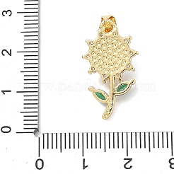 Латунные микро проложить кубического циркония подвески&nbsp;KK-H539-12G-01