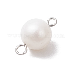 Шармы-соединители из натурального культивированного пресноводного жемчуга&nbsp;PALLOY-JF04192-01