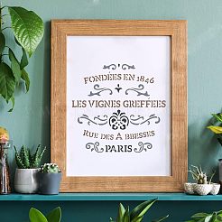 Пластиковые многоразовые шаблоны трафаретов для рисования&nbsp;DIY-WH0172-148