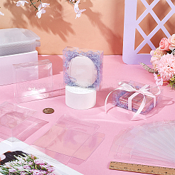 50 шт. квадратные подарочные коробки для хранения из ПВХ&nbsp;CON-BC0007-86