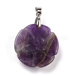 Подвески из натурального аметиста &nbsp;G-I319-02P-02