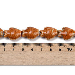 Фарфора ручной работы бисер нитей&nbsp;PORC-P030-01A-07