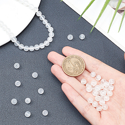 1 нить бусины из натурального селенита&nbsp;G-AR0005-51