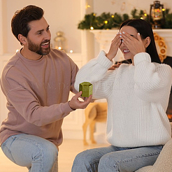 Коробки для хранения колец из полиэстера и бархата&nbsp;CON-WH0123-28B