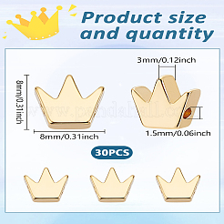 30 шт. латунные бусины для изготовления ювелирных изделий&nbsp;KK-LP0001-49