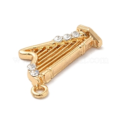 Подвески из сплава со стразами&nbsp;ALRI-M006-09G