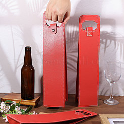 4 шт. сумки-тоуты из искусственной кожи для одной бутылки вина CON-CA0001-028C