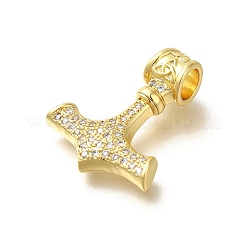 Стойки обшивки латунь микро проложить Циркон подвеску&nbsp;KK-Z086-65G-02