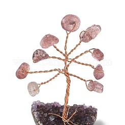 Натуральная клубничная кварцевая крошка&nbsp;DJEW-P022-03A-08