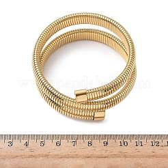 Браслеты-змейки из нержавеющей стали 304&nbsp;BJEW-F522-01G