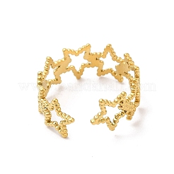 Кольца-манжеты из нержавеющей стали 304 с ионным покрытием (IP)&nbsp;RJEW-L107-006G