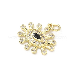 Латунные микро проложить кубического циркония подвески&nbsp;KK-H255-15B-G