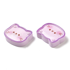 Кабошоны из непрозрачной смолы с милыми мультяшными животными&nbsp;LS-X-RESI-C034-05E