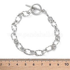 Браслеты из витой цепочки из нержавеющей стали 304 для женщин&nbsp;BJEW-A036-09P