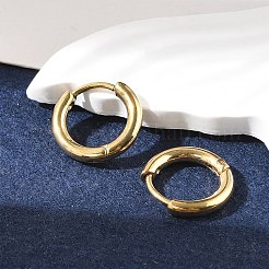 Серьги-кольца из нержавеющей стали 304 с ионным покрытием (IP)&nbsp;LS-EJEW-P177-G-06