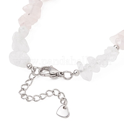 Браслет из натуральных смешанных драгоценных камней с бусинами&nbsp;BJEW-JB12976-05