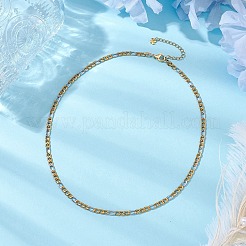 Цепи Фигаро из нержавеющей стали 304 для мужчин&nbsp;NJEW-JN05037