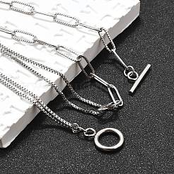 Не тускнеющие цепочки из нержавеющей стали 304&nbsp;X-NJEW-JN02767