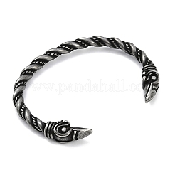 Викинг 304 нержавеющая сталь витой орел открытые браслеты манжеты для мужчин BJEW-U001-02AS