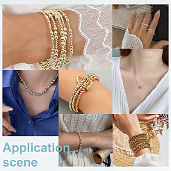 100 шт. 2-х цветные круглые 925 серебряные бусины-разделители&nbsp;STER-ME0001-18