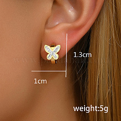 201 серьги-кольца из нержавеющей стали&nbsp;ZP8478-1