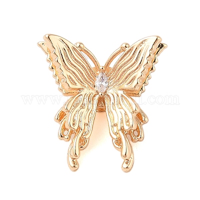 Латунь со стеклянными бусинами&nbsp;KK-B100-045G-01-1