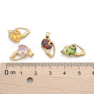 Кулоны для котят из латуни с фианитом ZIRC-P016-M-1