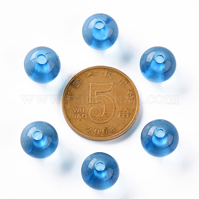 Прозрачные акриловые бусины MACR-S370-A10mm-759-1