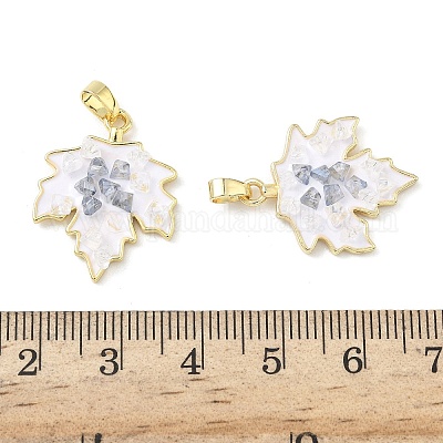 Латунь эмаль подвески&nbsp;KK-Z134-02G-01-1