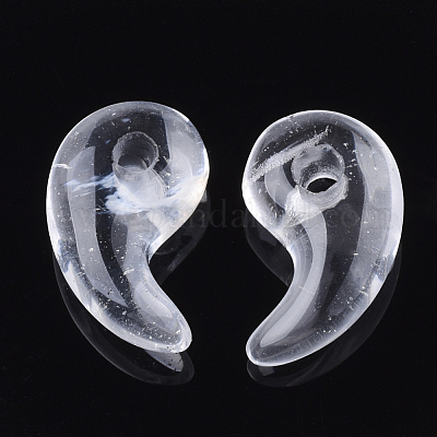 Стеклянные подвески из белого арбуза&nbsp;G-S294-07L-1