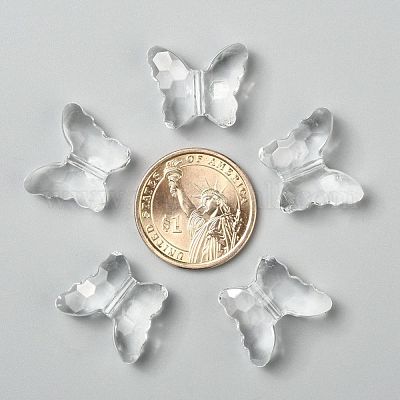 Прозрачные акриловые бусины&nbsp;PL405Y-6-1