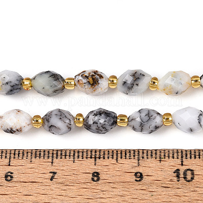 Натуральный цветок опаловых нитей&nbsp;G-N342-35-8x6-14-1