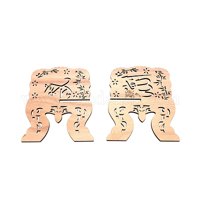 Деревянная подставка для книг меньшего байрама для корана ODIS-WH0025-41B-1