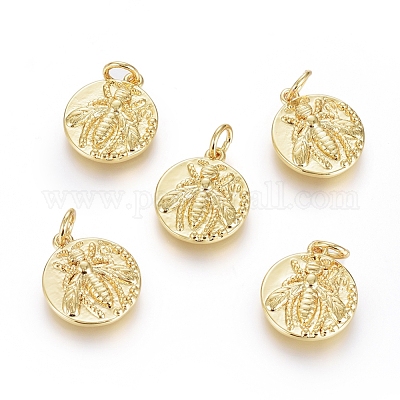 Латунь подвески&nbsp;KK-G389-08G-1