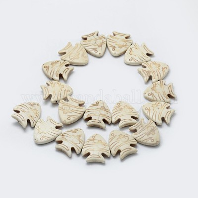 Бусины из синтетического магнезита G-P228-55-1