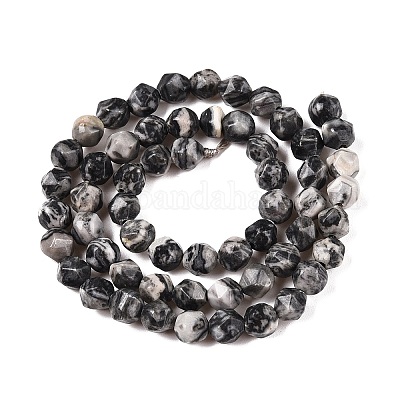 Натуральный камень карта/камень пикассо бусины нити&nbsp;G-T138-214-1