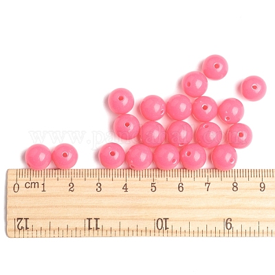 Флуоресцентные акриловые бусины&nbsp;MACR-R517-10mm-04-1