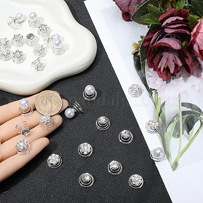 Спиральная шпилька для волос катушка железные аксессуары для волос&nbsp;OHAR-SP0001-12A-1