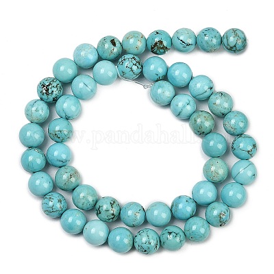 Бусины из натурального магнезита&nbsp;G-K244-02-8mm-01-1