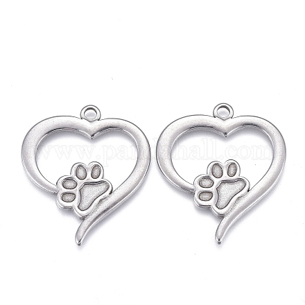 Кабошоны для подвесок из нержавеющей стали 304 для эмали&nbsp;LS-STAS-F249-46P-1