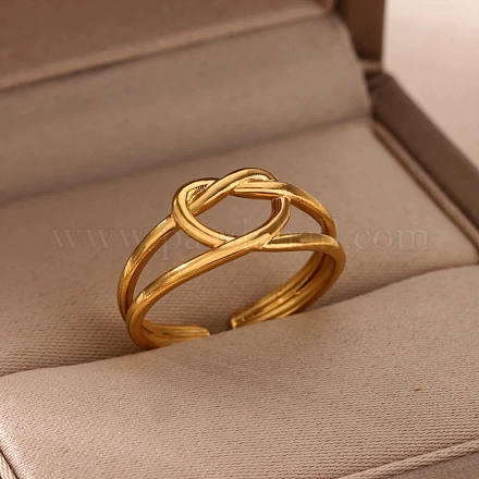 Кольцо-манжета из нержавеющей стали 304 для женщин RJEW-Z088-01G-01-1