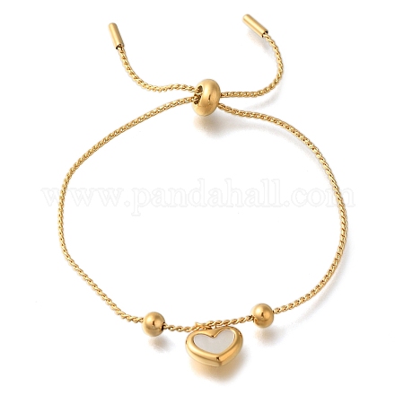 Ионное покрытие (ip) 304 нержавеющая сталь витая цепь слайдер браслеты BJEW-H613-08G-1