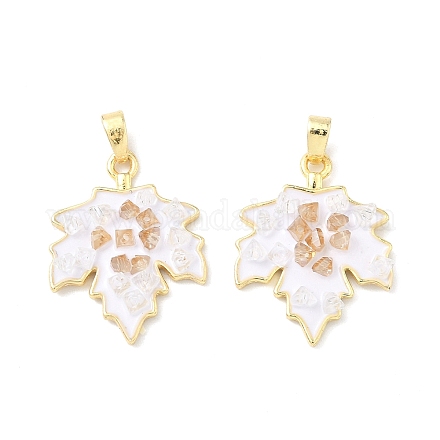 Латунь эмаль подвески&nbsp;KK-Z134-02G-02-1