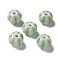 Handmade Porcelain Beads, Rondelle, Dark Sea Green, 12~12.5x10mm, Hole: 2.5mm