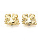 Plating Acrylic Beads, Crab, Golden Plated, 17x20.5x9mm, Hole: 2.8mm