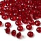 K9 Glass, Imitation Austrian Crystal Beads, Grade AAA, Faceted, Rondelle, Dark Red, 6x4mm, Hole: 0.7~0.9mm